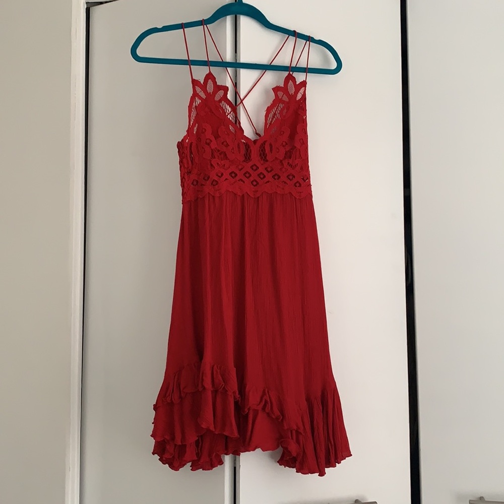 Free People Adella Slip Dress